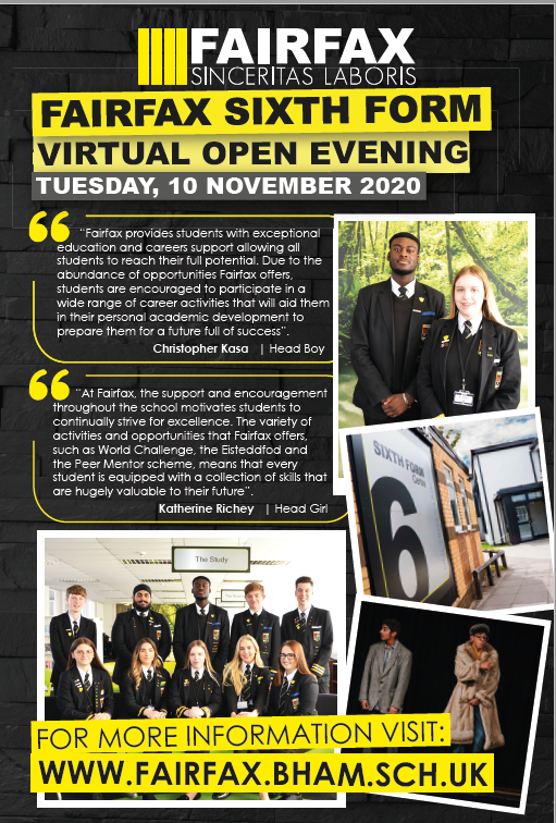 Sixth Form Application Details